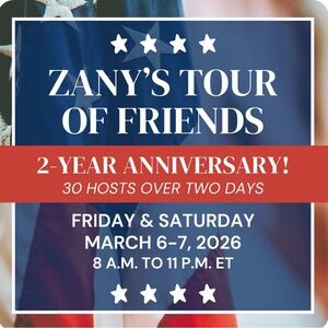 Threedogeggs Zany’s Tour of Friends 2 Year 2 Day Anniversary Train ❤️🎉 3/6-3/7